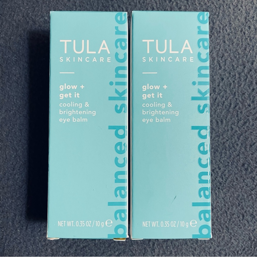NEW Tula Eye Balm Bundle Set 2 Glow and Get It